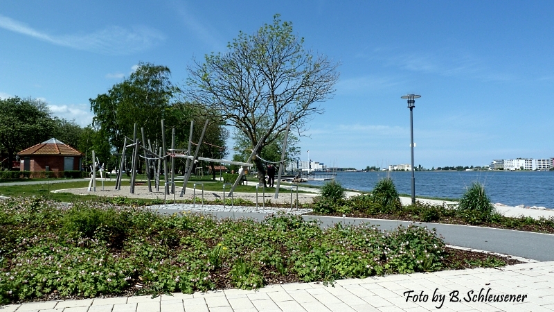 Beginn der südlichen Promenade