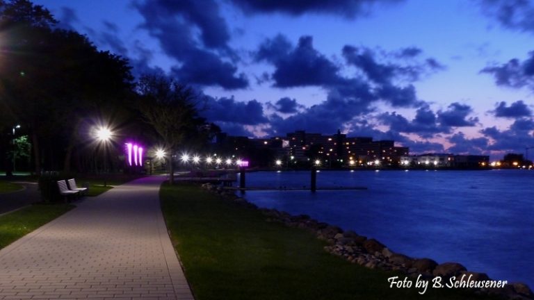 Südpromenade am Abend
